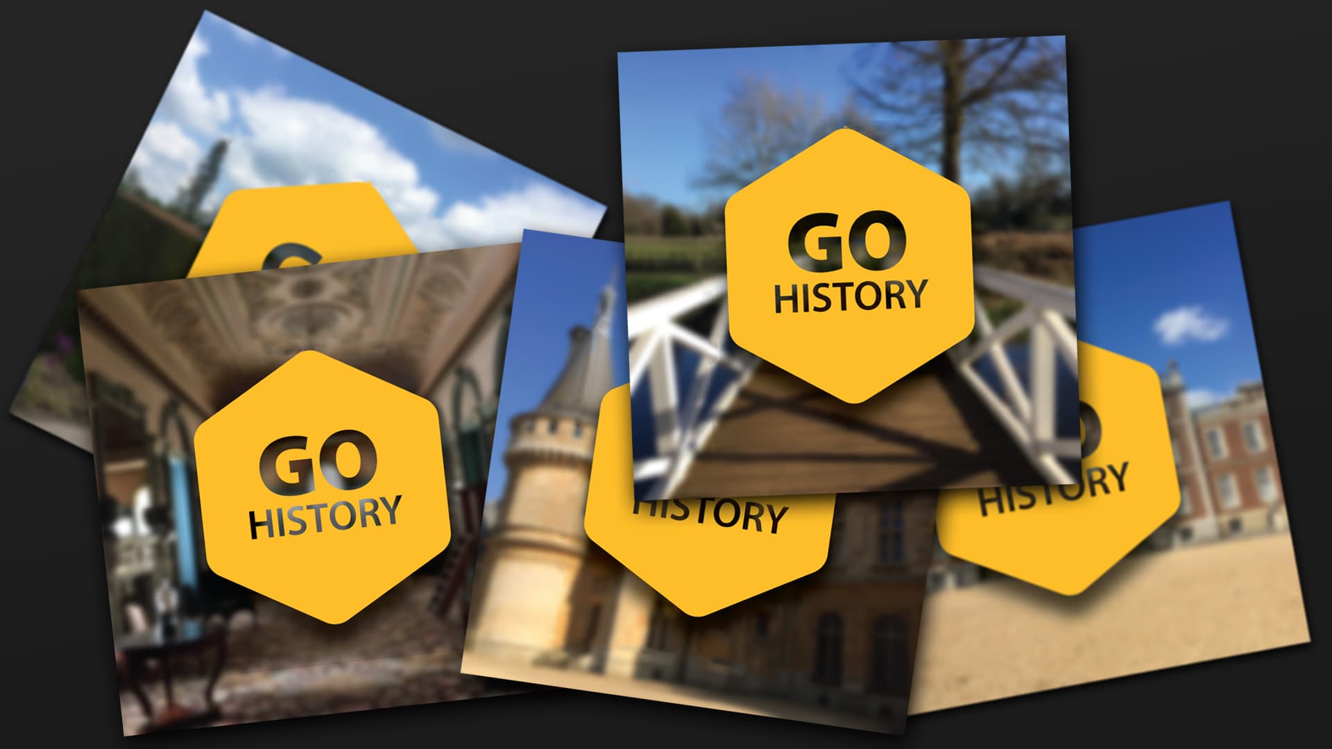 Business cards for Go History